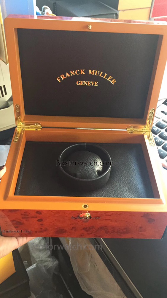 Copy Deluxe Orange Franck Muller Watch Box - Solid Wood